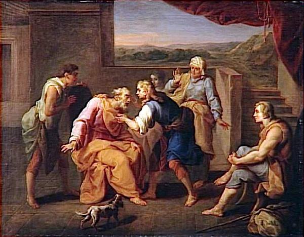 Bon Boullogne Return of Jephthae Spain oil painting art